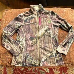 Icebreaker Women's  Merino Wool Camo Zip-Up Jacket